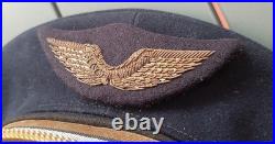 WW2 Casquette Aviation Mle 1934 Lieutenant Colonel Armée de l'Air ORIGINAL