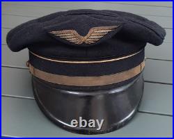 WW2 Casquette Aviation Mle 1934 datée 1943 FAFL France Libre Sergent Aviateur