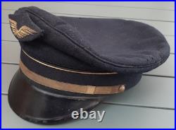 WW2 Casquette Aviation Mle 1934 datée 1943 FAFL France Libre Sergent Aviateur