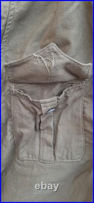 WW2 Chemise Troupe type modèle 1935 coton col à restaurer ORIGINAL Uniforme