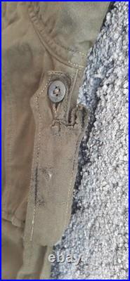 WW2 Chemise Troupe type modèle 1935 coton col à restaurer ORIGINAL Uniforme