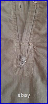 WW2 Chemise Troupe type modèle 1935 coton col à restaurer ORIGINAL Uniforme