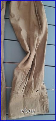 WW2 Chemise Troupe type modèle 1935 coton col à restaurer ORIGINAL Uniforme