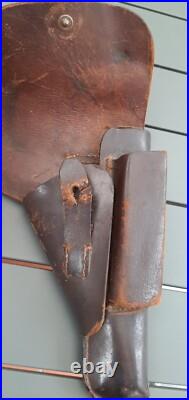 WW2 Etui Holster clg44 Pistolet Allemand 1944 cuir fauve ORIGINAL Para Luft