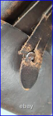 WW2 Etui Holster clg44 Pistolet Allemand 1944 cuir fauve ORIGINAL Para Luft