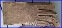 WW2 Gants US ARMY Laine et Cuir Provence 1944 bonne taille relique ORIGINAL
