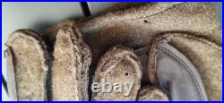 WW2 Gants US ARMY Laine et Cuir Provence 1944 bonne taille relique ORIGINAL