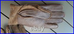 WW2 Gants US ARMY Laine et Cuir Provence 1944 bonne taille relique ORIGINAL