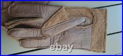 WW2 Gants US ARMY Laine et Cuir Provence 1944 bonne taille relique ORIGINAL