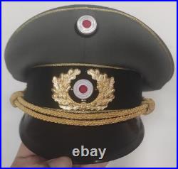 WW2 German General Gabardine Visor Cap REPRODUCTION
