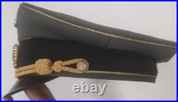 WW2 German General Gabardine Visor Cap REPRODUCTION