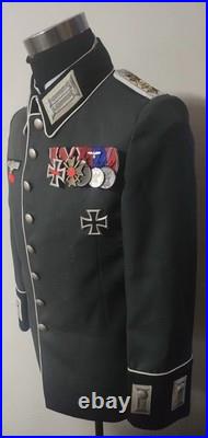 WW2 German Officer's Grey Dress Uniform Tunic NO MEDALS REPRODUCTION