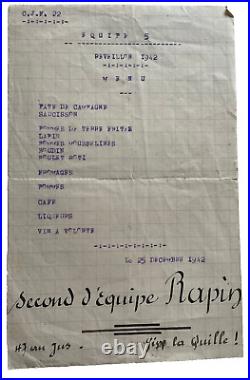 WW2 Groupement CJF 22 Joffre photos et documents originaux + CP 1942 WW2 Groupement CJF 22 Joffre photos et documents originaux + CP 1942