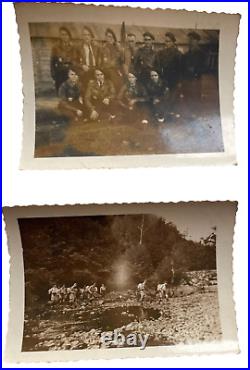 WW2 Groupement CJF 22 Joffre photos et documents originaux + CP 1942 WW2 Groupement CJF 22 Joffre photos et documents originaux + CP 1942