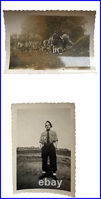 WW2 Groupement CJF 22 Joffre photos et documents originaux + CP 1942 WW2 Groupement CJF 22 Joffre photos et documents originaux + CP 1942