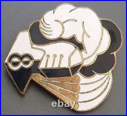 WW2 Insigne 1° RCP 8° Cie 1944 poinçon Régiment Chasseurs Parachutiste ORIGINAL