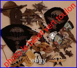 WW2 Insigne 1° RCP 8° Cie 1944 poinçon Régiment Chasseurs Parachutiste ORIGINAL