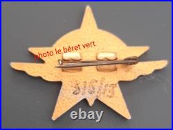 WW2 Insigne 1° RCP Augis aluminium Régiment Chasseurs Parachutiste ORIGINAL