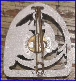 WW2 Insigne 8° RCA Augis aluminium (rare) Chasseurs d'Afrique Cavalerie