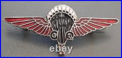 WW2 Insigne G. Q. PARACHUTIST vétéran SAS 1° Compagnie Parachutiste Air ORIGINAL