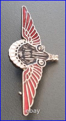 WW2 Insigne G. Q. PARACHUTIST vétéran SAS 1° Compagnie Parachutiste Air ORIGINAL