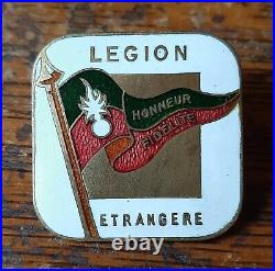 WW2 Insigne Légion Etrangère Dépôt de Sathonay 1940 ORIGINAL BADGE