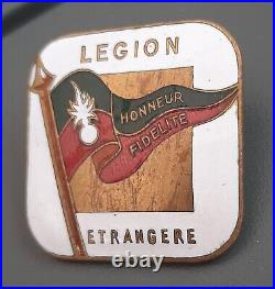 WW2 Insigne Légion Etrangère Dépôt de Sathonay 1940 ORIGINAL BADGE