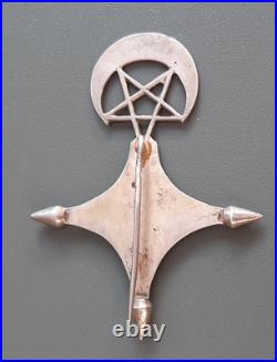 WW2 Insigne Sahara Méhariste Saharien Groupe Nomade argent ORIGINAL BADGE