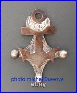 WW2 Insigne Sahara Sud Troupes Coloniales Ancre RTS Niger ORIGINAL BADGE