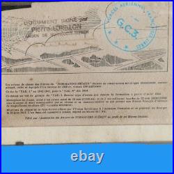 WW2 Lithographie aviation Normandie-Niémen signée H. Sainton & pilotes Yak