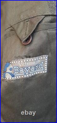 WW2 Manteau / Capote Mle 1932 Sous Lieutenant Troupes Coloniale France 1940