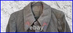 WW2 Manteau / Capote Mle 1932 Sous Lieutenant Troupes Coloniale France 1940