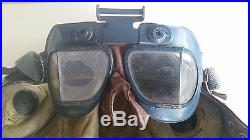 WW2 / RAF / Flying helmet with googles / serre-tête pilote et lunettes / type C