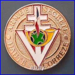 WW2 Résistance Maquis Coin Armée Secrète Haute Correze numéroté 4 ORIGINAL