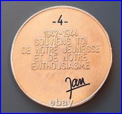 WW2 Résistance Maquis Coin Armée Secrète Haute Correze numéroté 4 ORIGINAL