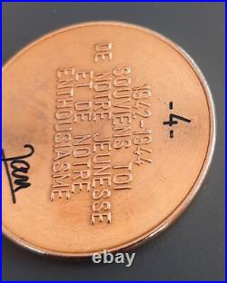 WW2 Résistance Maquis Coin Armée Secrète Haute Correze numéroté 4 ORIGINAL