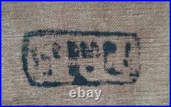 WW2 Très belle Musette Troupe Mle 1892 datée 1936 Cachet de Réception ORIGINAL