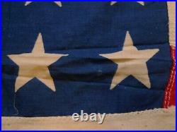 WW2 US ARMY GI DRAPEAU AMERICAIN USA 145 x 85 FLAG 48 ETOILES MATERIEL ORIGINAL
