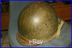 WW2 WWII M1 Helmet Casque US Army 4th Division