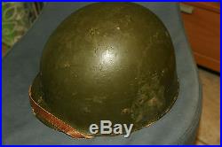 WW2 WWII M1 Helmet Casque US Army 4th Division
