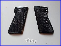 WW2 Walther PP Pistol ZELLA MEHLIS Grip WW2 Original VINTAGE GERMANY