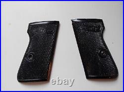 WW2 Walther PP Pistol ZELLA MEHLIS Grip WW2 Original VINTAGE GERMANY