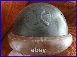 WW2 casque modèle 35 50 BCC lieutenant Leroy RCC BCC cavalerie