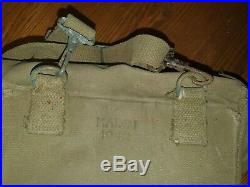 WW2 us m36 505 pir paratrooper airborne musette bag no casque