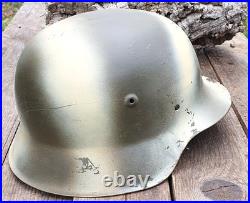 WW 2. Coque de casque Allemand MOD42. Reproduction de peinture SUDFRONT