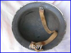 Ww2 Angleterre Casque Militaire Anglais Daté 1943 Personnalisé Et Son Filet Mk2 Ww2 Angleterre Casque Militaire Anglais Daté 1943 Personnalisé Et Son Filet Mk2