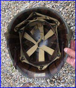 Ww2 Beau Casque Us Armee De Libération Croix De Loraine Photos En Sus Rajoutées