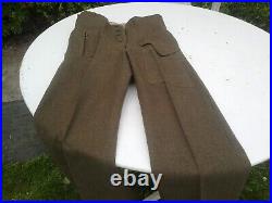 Ww2, Canada Pantalon Laine Battle Dress Wool Trousers