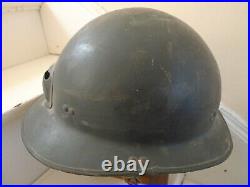 Ww2 Casque Marine Nationale M1939 French Navy Helmet Rare 1939 Original