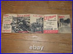 Ww2 Fascicule Tracte Paris La Cite L Europe En Flamme